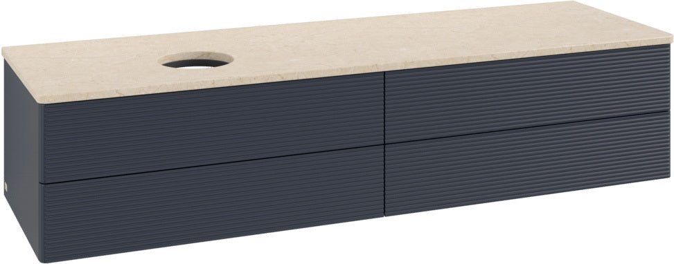 Villeroy & Boch Waschtischunterschrank Antao K26113 1600 mm Anthrazit Matt mit 4 Auszügen