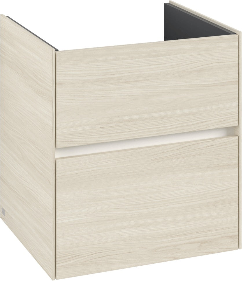 Villeroy & Boch Waschbeckenunterschrank Collaro C142 White Oak 561 mm mit SoftClosing