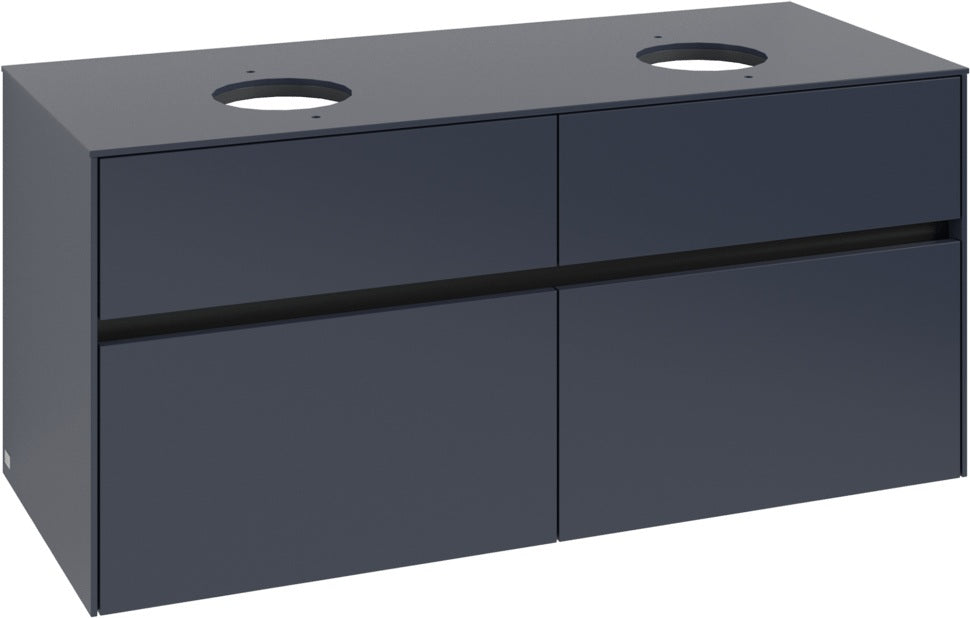 Villeroy & Boch Collaro Waschbeckenunterschrank White Oak 1200 mm mit 4 Auszügen
