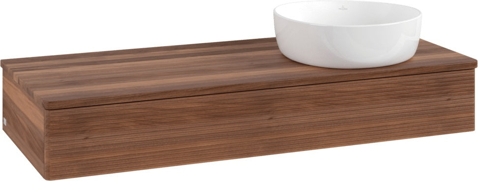 Villeroy & Boch Waschbeckenunterschrank Antao K12111 1200 mm Warm Walnut mit Auszug