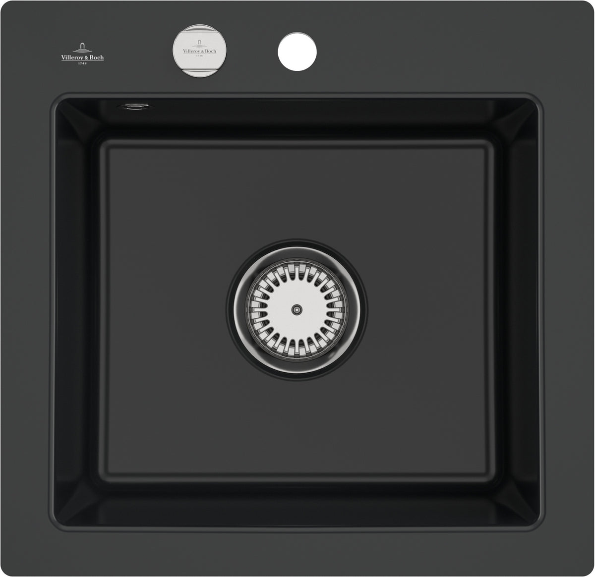 Villeroy & Boch Subway 50 S flat Flächenbündige Spüle 490x475mm Weiß Alpin CeramicPlus