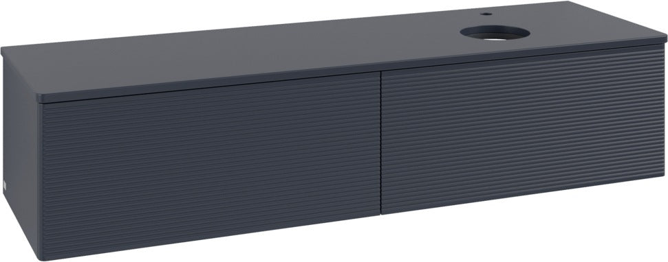 Villeroy & Boch Antao Waschtischunterschrank 1600 mm Anthracite Matt Lack 2 Auszüge