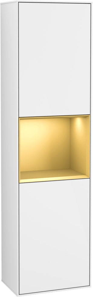 Villeroy & Boch Hochschrank Finion G460GF – Hochglanz Weiß, LED-Beleuchtung, SoftClose