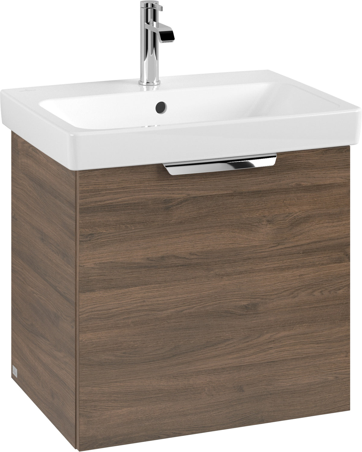 Villeroy & Boch LineUp Badezimmerset 1000 mm mit Spiegel Arizona Oak – Waschbecken, Unterschrank & Spiegel