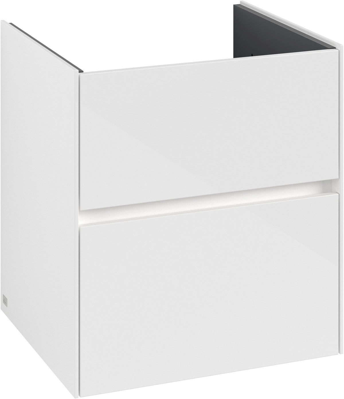 Villeroy & Boch Collaro Waschtischunterschrank C142 B0, 561 mm, Glossy White, mit LED-Beleuchtung