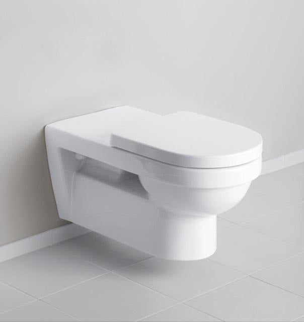 Villeroy & Boch ViCare WC-Sitz 9M51B1 mit SoftClosing und QuickRelease, Weiß Alpin