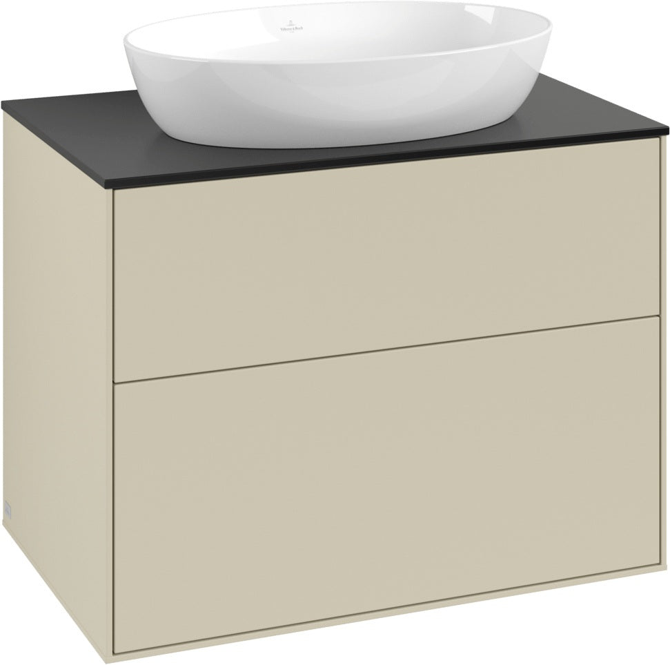 Villeroy & Boch Waschtischunterschrank Finion G9920 800 mm Glossy White Lacquer mit Beleuchtung