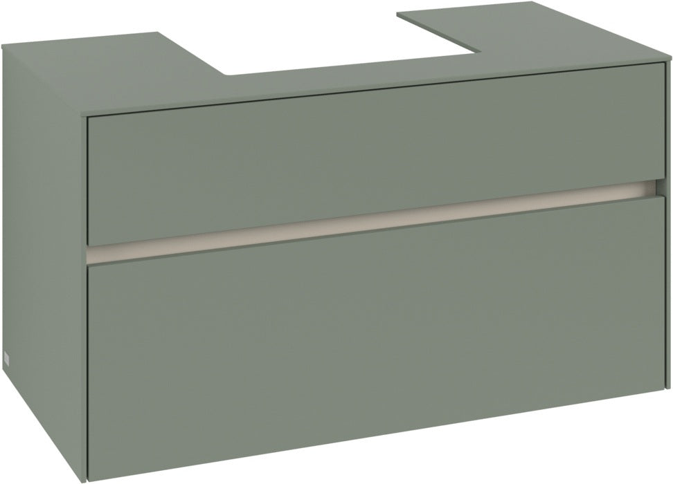 Villeroy & Boch Waschtischunterschrank Collaro C016 B0 1000 mm White Oak mit LED-Beleuchtung