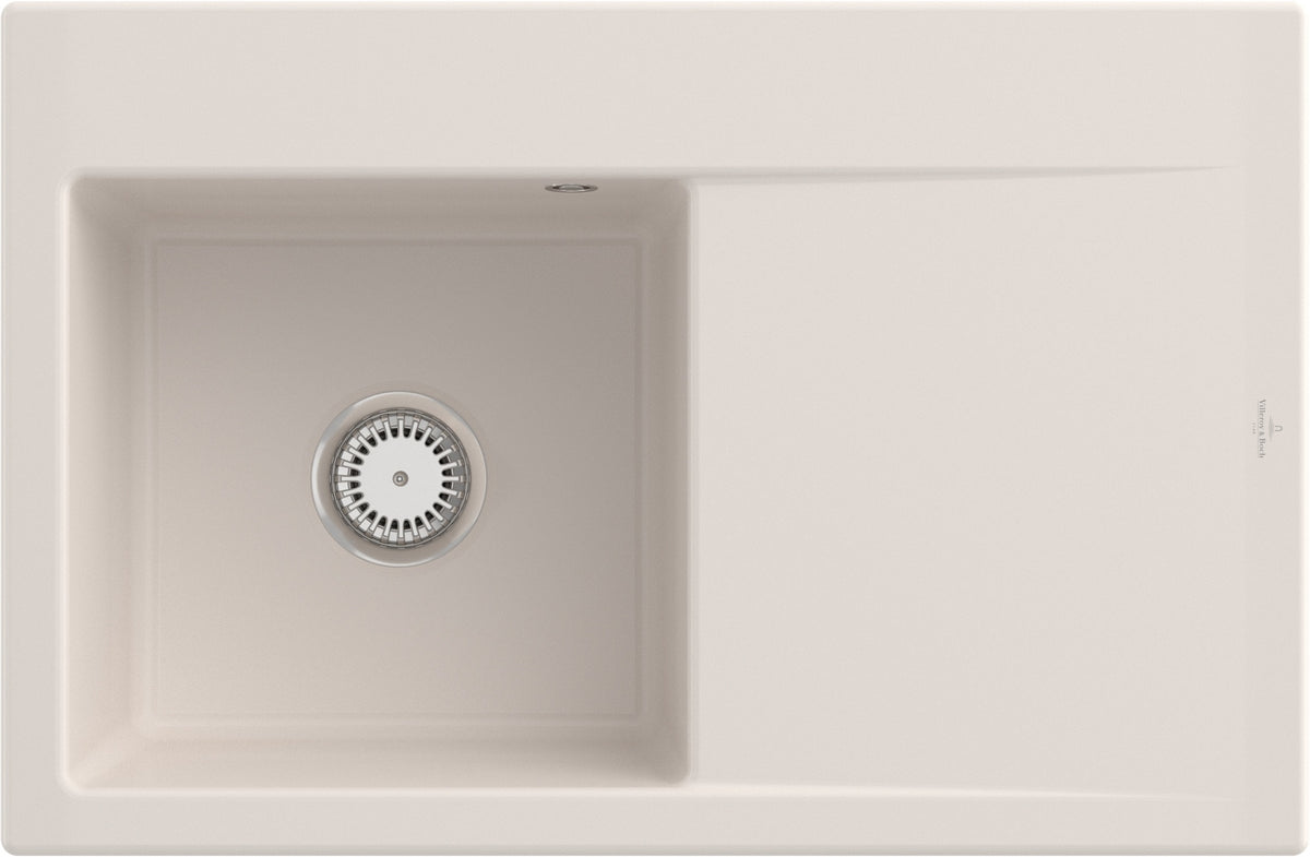 Villeroy & Boch Einbauspüle Subway Style 45 Stone White CeramicPlus 780x510mm