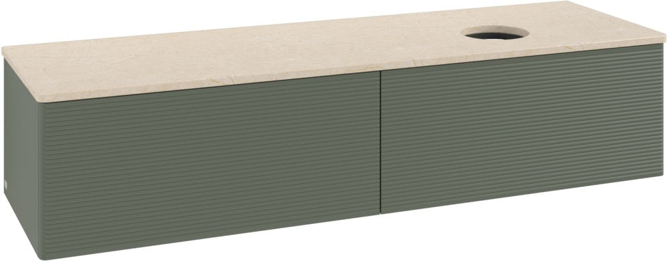 Villeroy & Boch Antao Waschbeckenunterschrank 1600 mm Anthrazit Matt mit 2 Auszügen