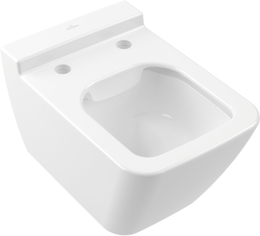 Villeroy & Boch Finion Tiefspül-WC 4664R0 spülrandlos 375x560mm Weiß Alpin CeramicPlus