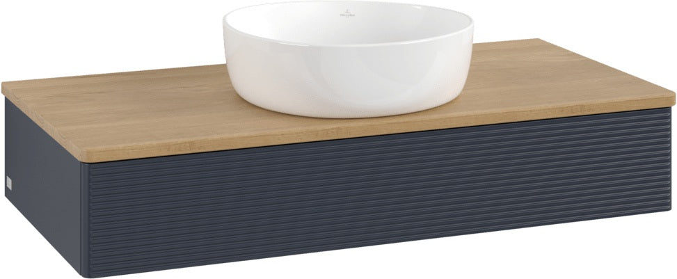 Villeroy & Boch Waschtischunterschrank Antao 1000 mm Anthrazit Matt mit Auszugsbeleuchtung