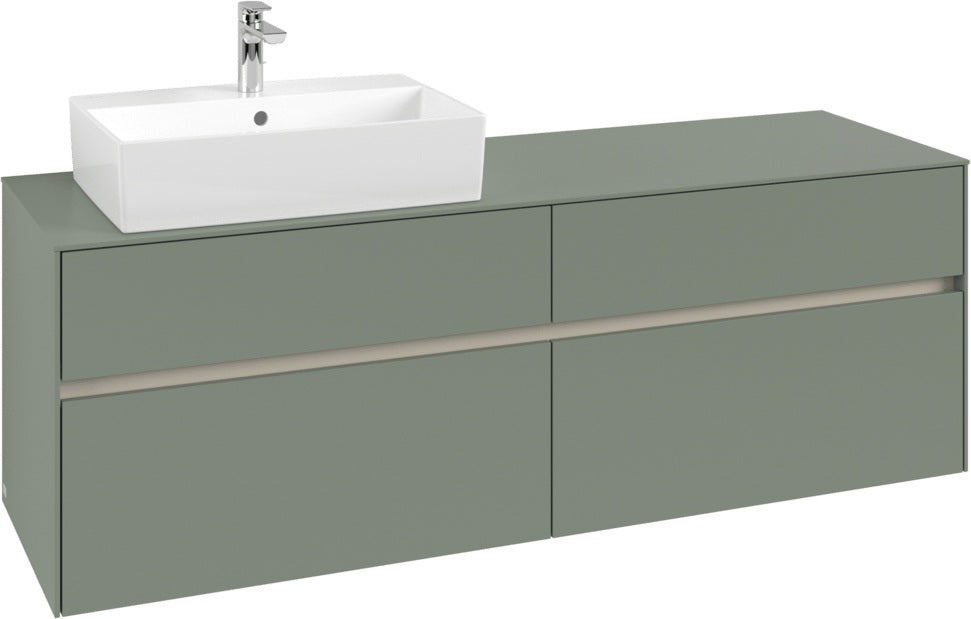 Villeroy & Boch Waschtischunterschrank Collaro C13500 1600 mm White Oak mit 4 Auszügen
