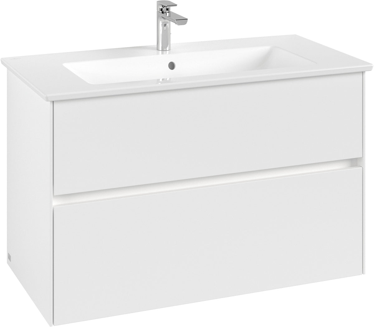Villeroy & Boch Waschtischunterschrank Collaro C145 B0, 961 mm, White Matt, mit LED-Beleuchtung