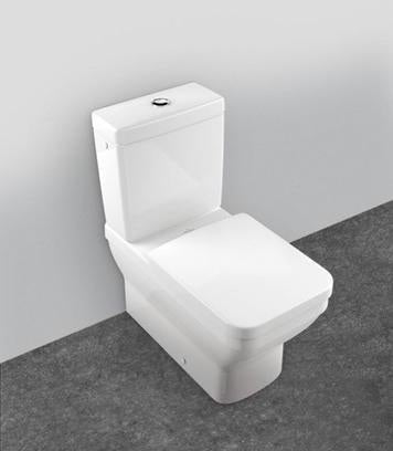Villeroy & Boch WC-Sitz Architectura 9M6061 Oval Weiß Alpin mit Edelstahl-Scharnieren