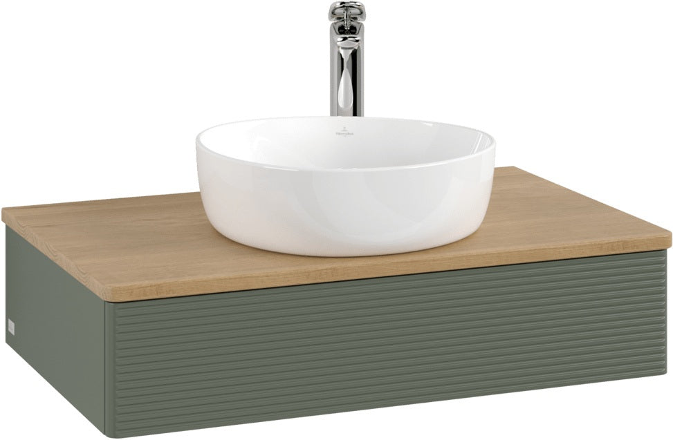 Villeroy & Boch Waschtischunterschrank Antao 800 mm Glossy White Lacquer mit Auszug