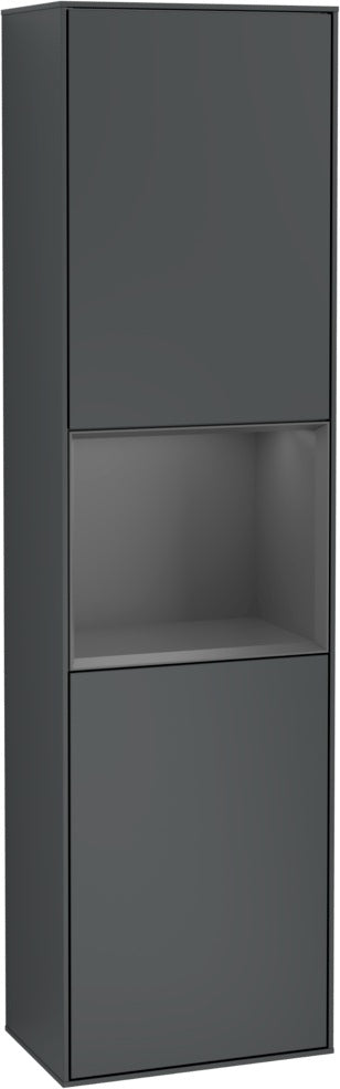 Villeroy & Boch Hochschrank Finion G460GF – Hochglanz Weiß, LED-Beleuchtung, SoftClose