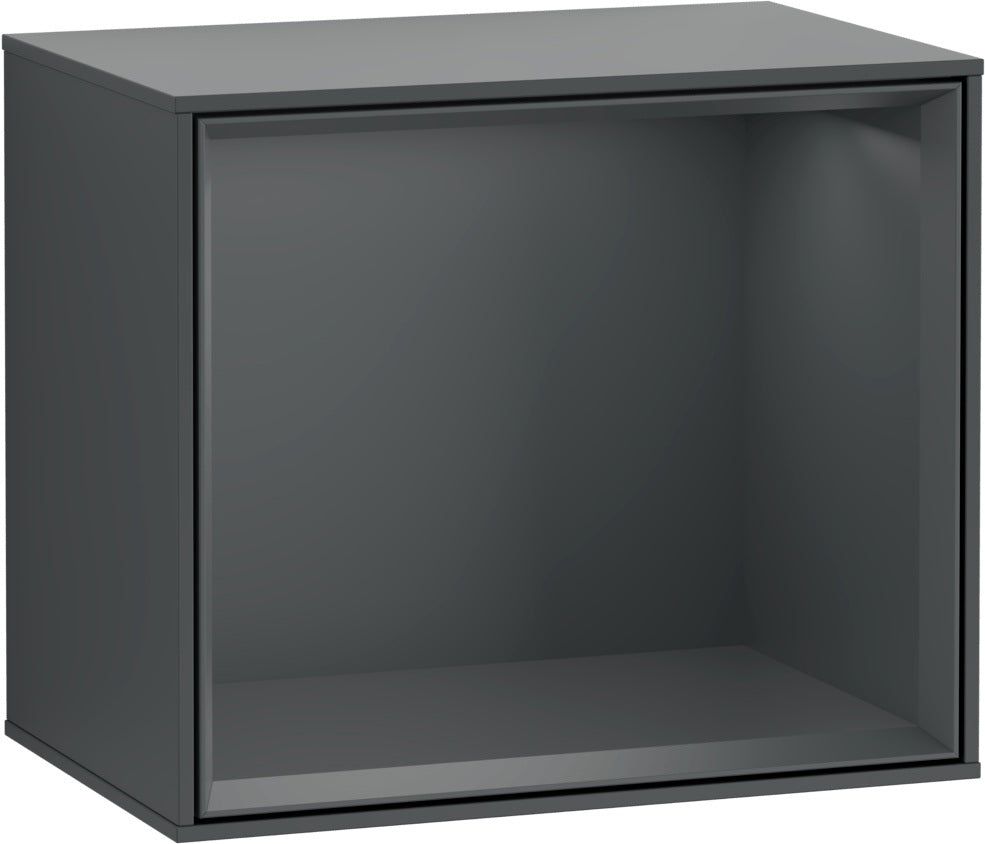 Villeroy & Boch Finion Regalmodul F580GF – 418 mm, Olive Matt Lacquer, mit LED-Beleuchtung