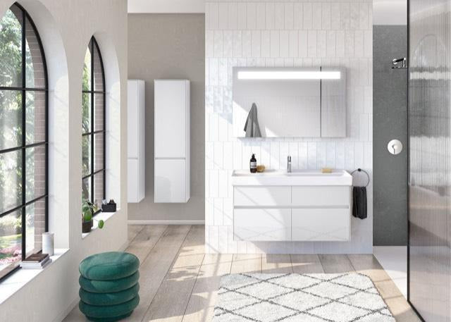 Villeroy & Boch Waschtischunterschrank Collaro C012 Glossy White 1154 mm mit 4 Auszügen