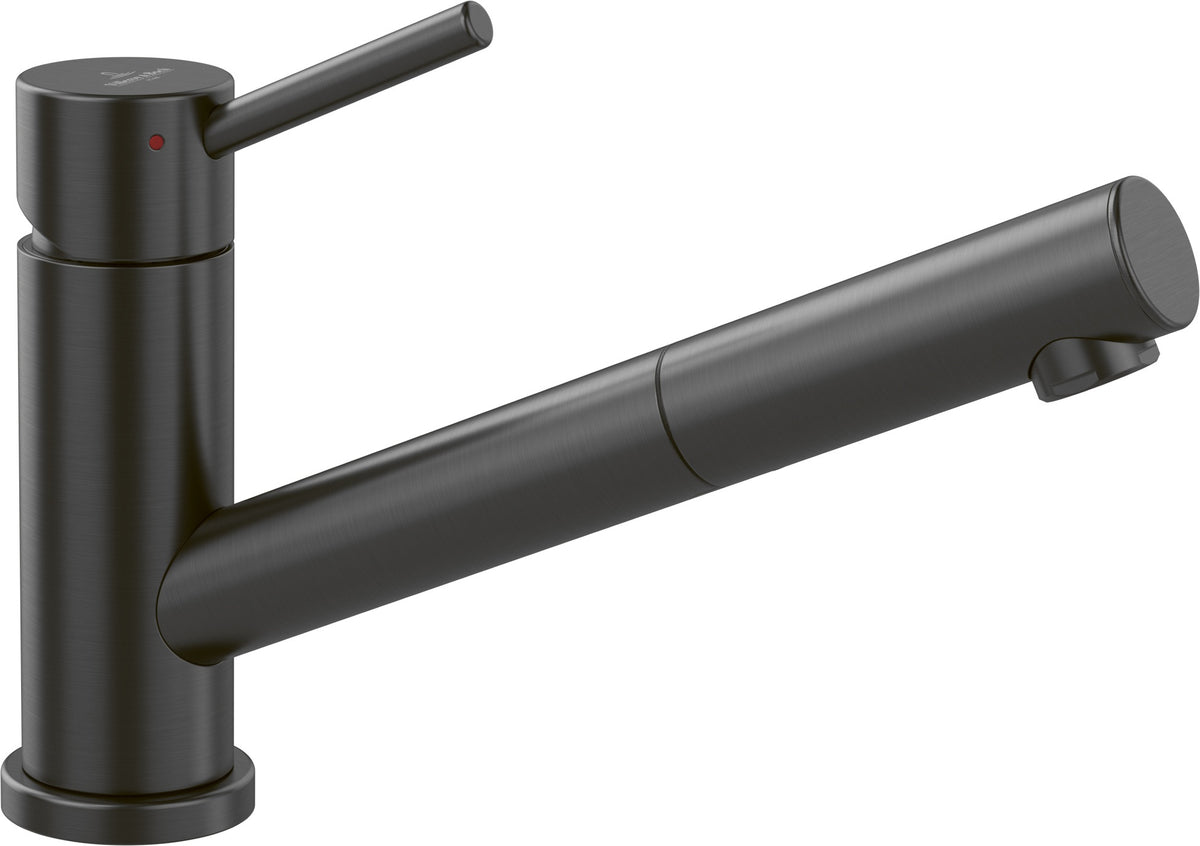 Villeroy & Boch Como Shower Window Küchenarmatur – Edelstahl massiv, ausziehbar, Vorfensterfunktion