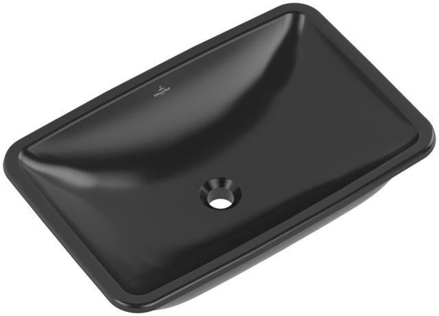 Villeroy & Boch Loop & Friends Unterbauwaschbecken 450x280 mm TitanCeram Ebony CeramicPlus