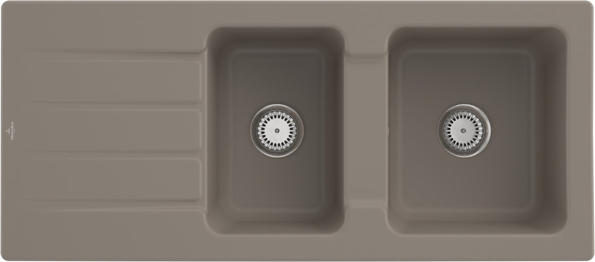 Villeroy & Boch Einbauspüle Architectura 80 338001R1 Weiß Alpin CeramicPlus 1160x510 mm