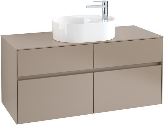 Villeroy & Boch Waschtischunterschrank Collaro 1200 mm mit LED-Beleuchtung und 4 Auszügen