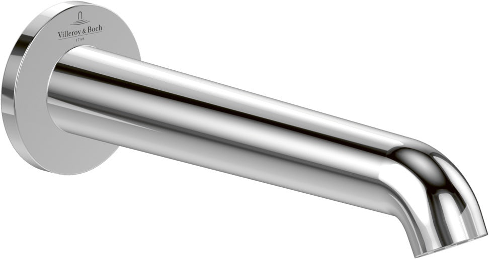Villeroy & Boch Badewannenauslauf Skyla TVT116001000 – Wandmontage, Chrom, Comfortstrahl
