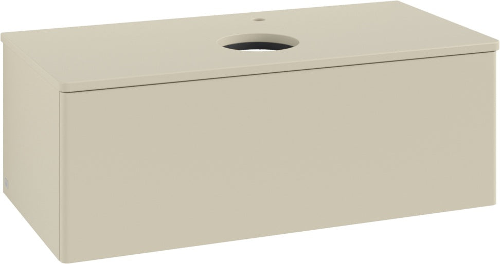 Villeroy & Boch Waschtischunterschrank Antao L31050 1000 mm Anthrazit Matt Lack mit LED-Beleuchtung