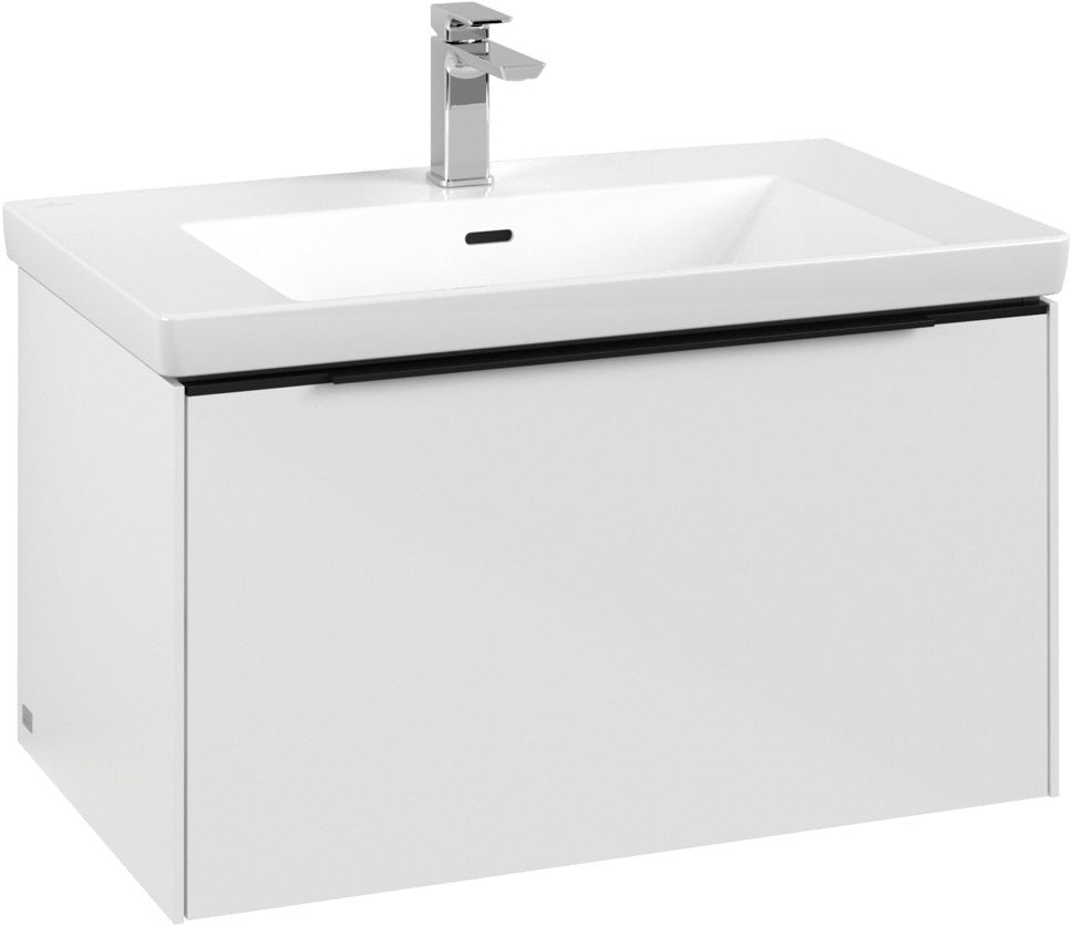 Villeroy & Boch Waschtischunterschrank Subway 3.0 C 573L0 Brilliant White mit Beleuchtung