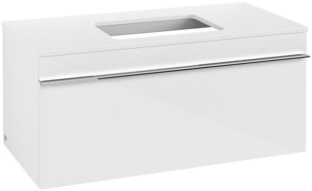 Villeroy & Boch Venticello Waschtischunterschrank 957 mm Glossy White mit Auszug