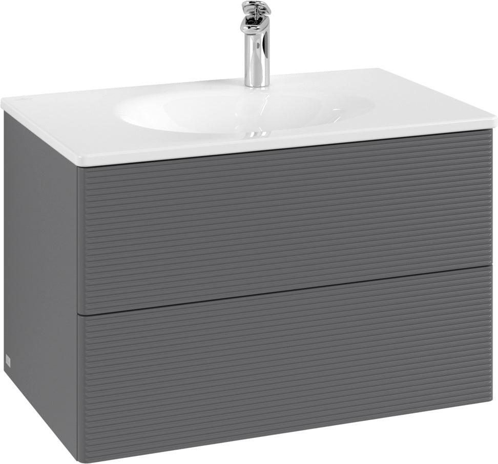 Villeroy & Boch Waschtischunterschrank Antao 788 mm Glossy White Lacquer mit Push-to-Open