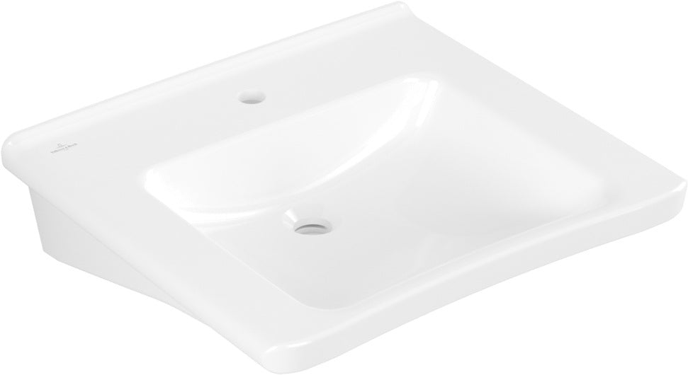 Villeroy & Boch ViCare Wandwaschbecken 4A8061 600x550 mm Rechteck Weiß Alpin CeramicPlus