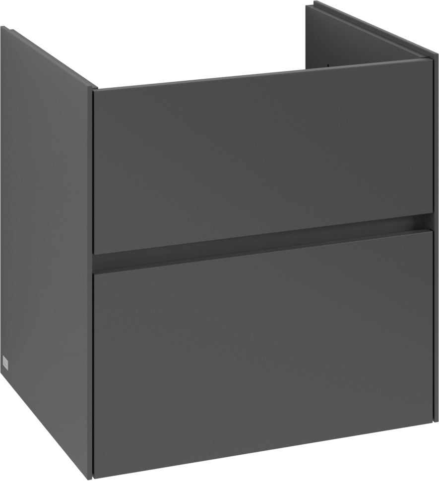 Villeroy & Boch Collaro Waschbeckenunterschrank C143 B0 White Oak 611 mm mit LED-Beleuchtung