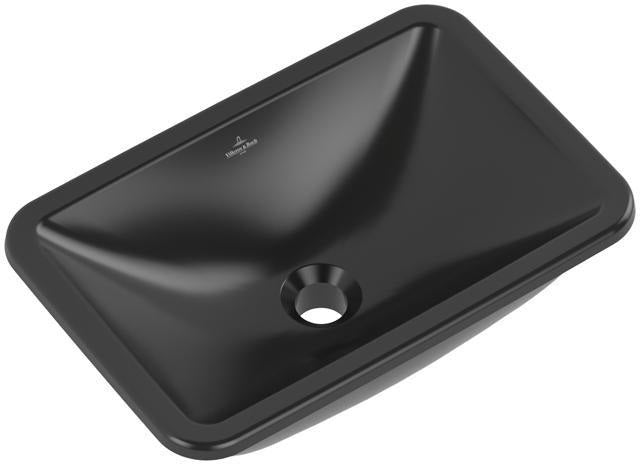 Villeroy & Boch Loop & Friends Unterbauwaschbecken 450x280 mm TitanCeram Ebony CeramicPlus