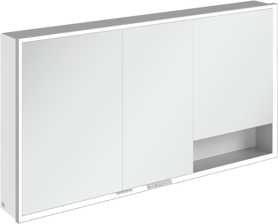 Villeroy & Boch My View+ Spiegelschrank 1400 mm Graphite – mit Beleuchtung & Sensordimmer