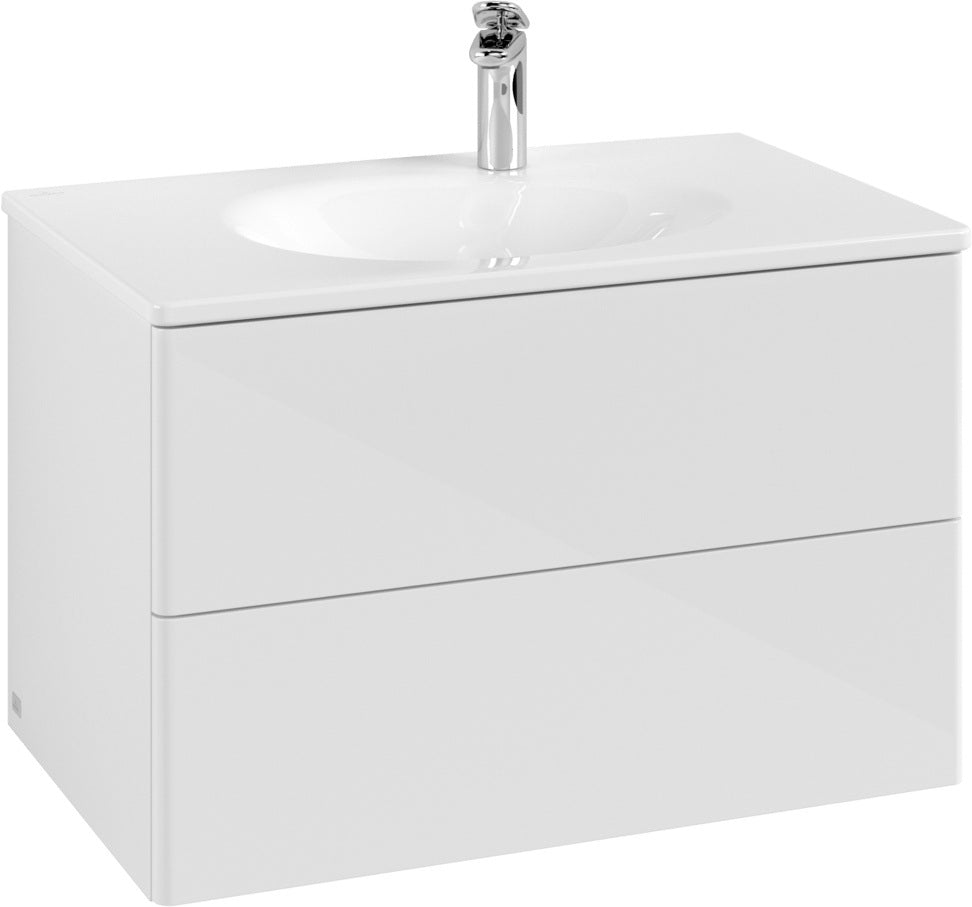 Villeroy & Boch Waschtischunterschrank Antao 788 mm Glossy White Lacquer mit Push-to-Open