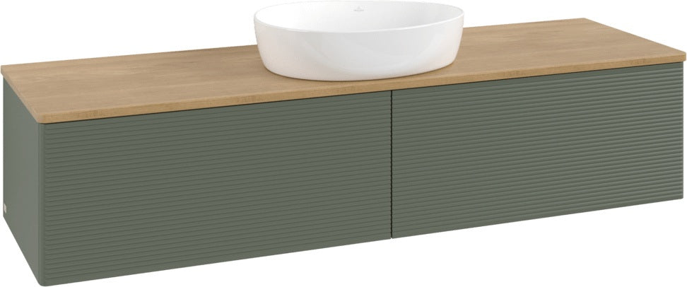 Villeroy & Boch Waschbeckenunterschrank Antao K36110 1600 mm Anthracite Matt Lacquer