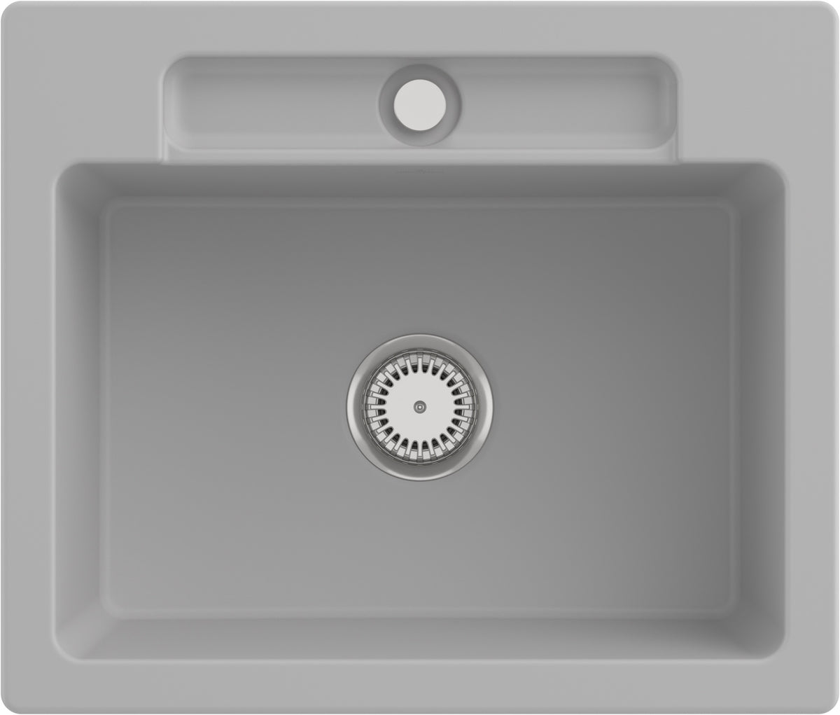 Villeroy & Boch Einbauspüle Siluet 60 S 334601 – 600 x 510 mm, Weiß Alpin CeramicPlus, TitanCeram