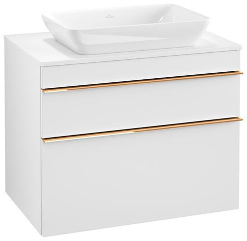 Villeroy & Boch Venticello Waschtischunterschrank 757 mm Glossy White mit 2 Auszügen