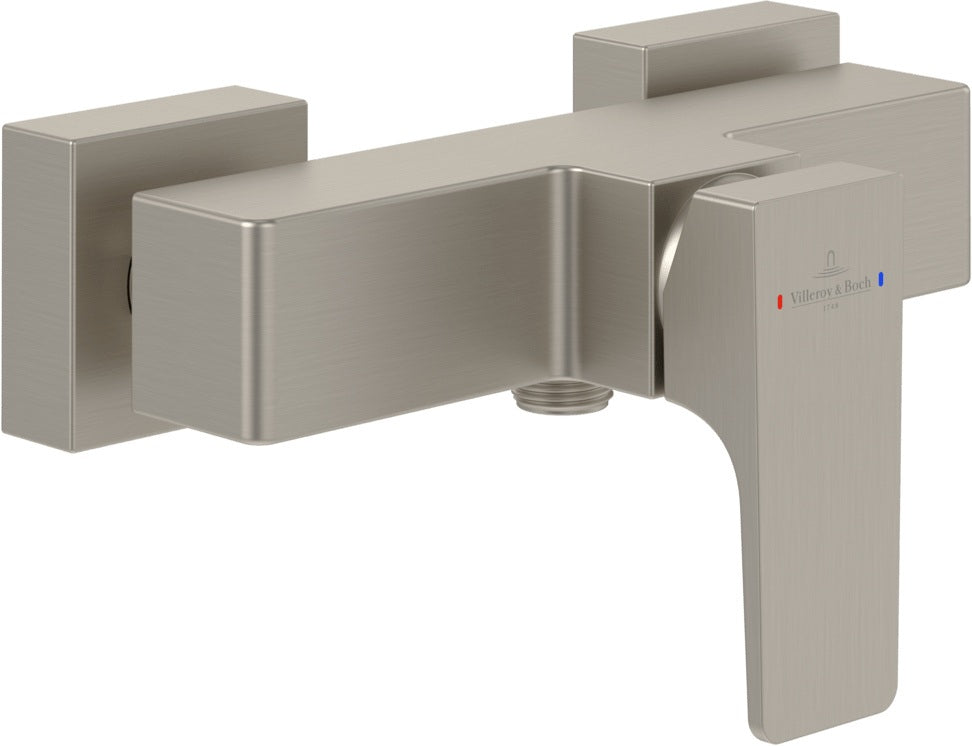 Villeroy & Boch Architectura Square Einhebel-Duscharmatur eckig Chrom Wandmontage