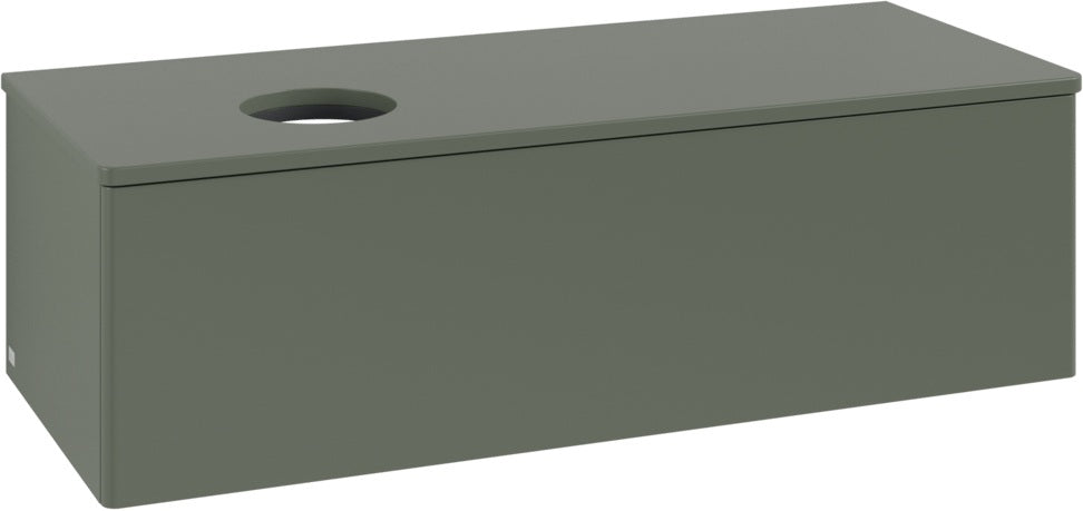 Villeroy & Boch Waschtischunterschrank Antao 1200 mm Leaf Green Matt mit Auszugsbeleuchtung