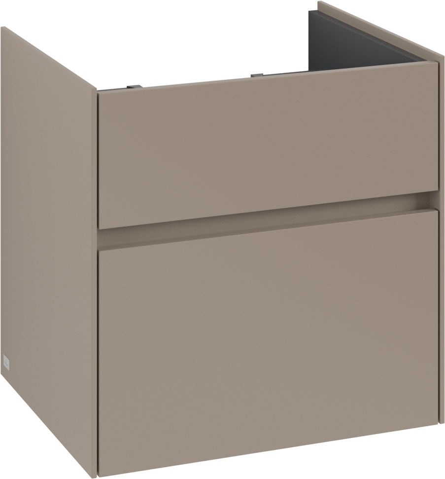 Villeroy & Boch Waschbeckenunterschrank Collaro C008 B0 Kansas Oak mit LED-Beleuchtung und SoftClosing
