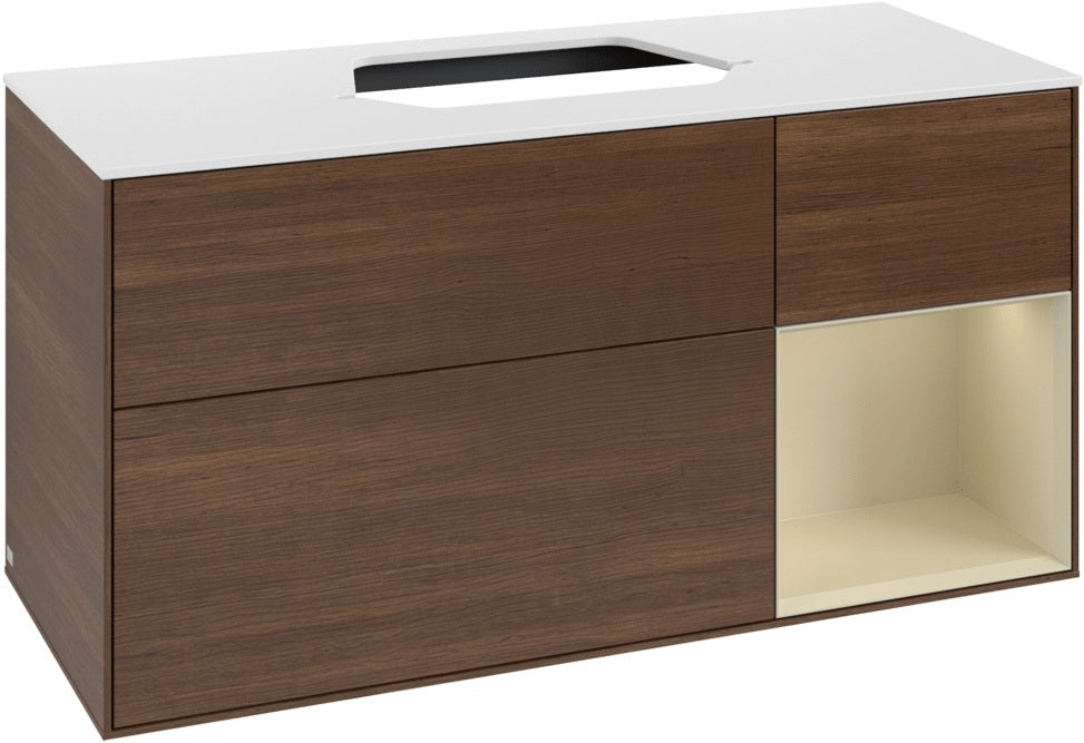 Villeroy & Boch Waschtischunterschrank Finion F421G 1200 mm Glossy White Lacquer