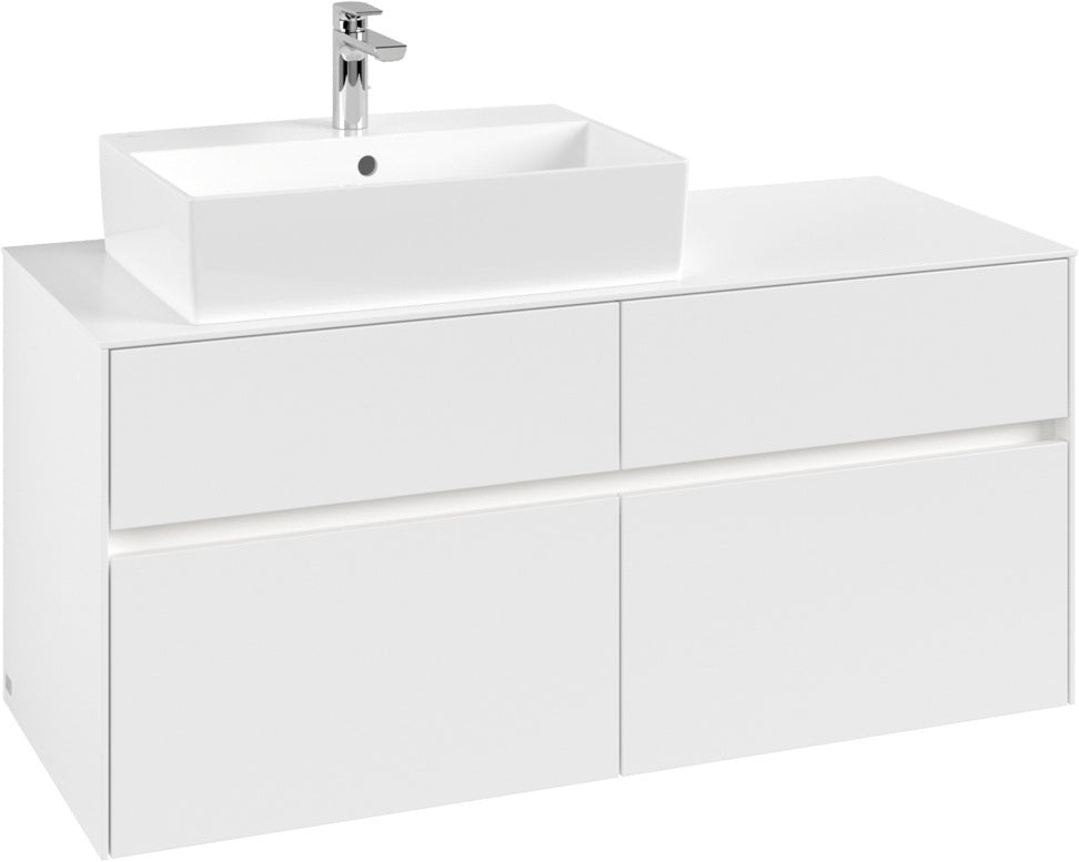 Villeroy & Boch Waschtischunterschrank Collaro C129 B0 1200 mm White Matt mit Beleuchtung