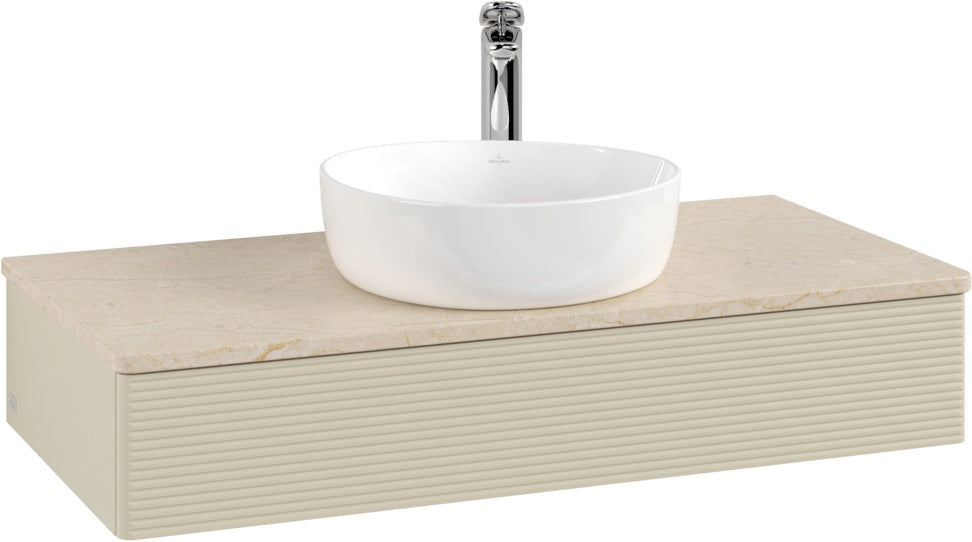 Villeroy & Boch Antao Waschtischunterschrank 1000 mm Anthracite Matt Lack mit SoftClosing
