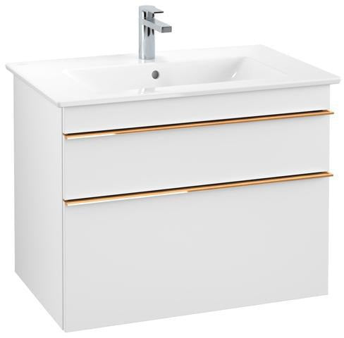 Villeroy & Boch VENTICELLO Waschtischunterschrank 753 mm Santana Oak mit 2 Auszügen und Glasabtrennungen