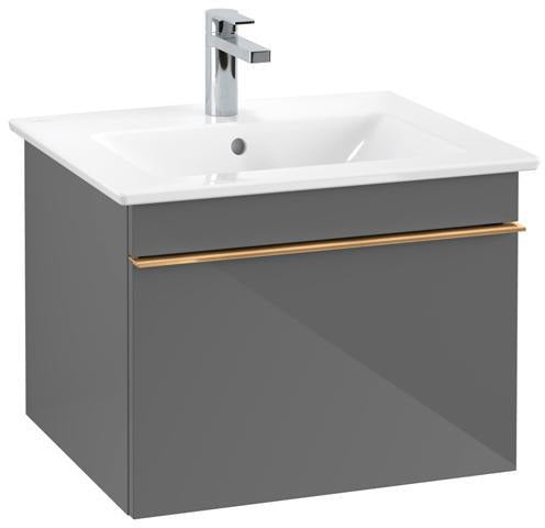 Villeroy & Boch Venticello Waschbeckenunterschrank 553 mm Glossy White – Wandhängend mit Auszug