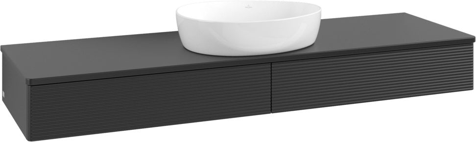 Villeroy & Boch Waschbeckenunterschrank Antao K14110 1600x190x500mm Anthracite Matt Lacquer