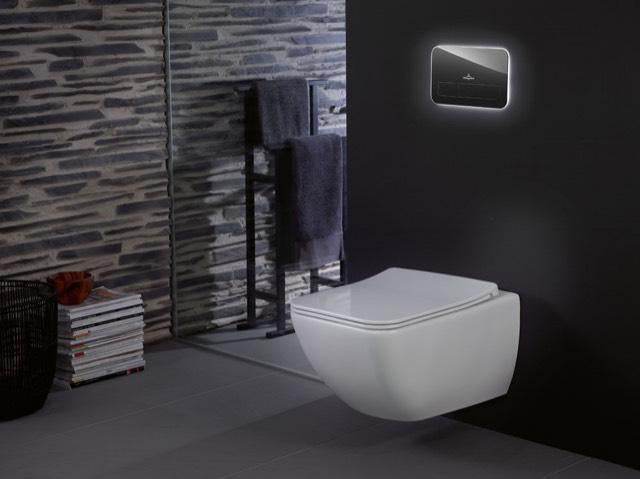 Villeroy & Boch Venticello Wand-WC Set 4611RL spülrandlos mit SlimSeat WC-Sitz Weiß Alpin